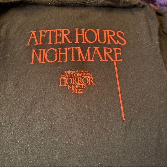 Black T-Shirt with Red Graphic Design - Picture 6 of 6